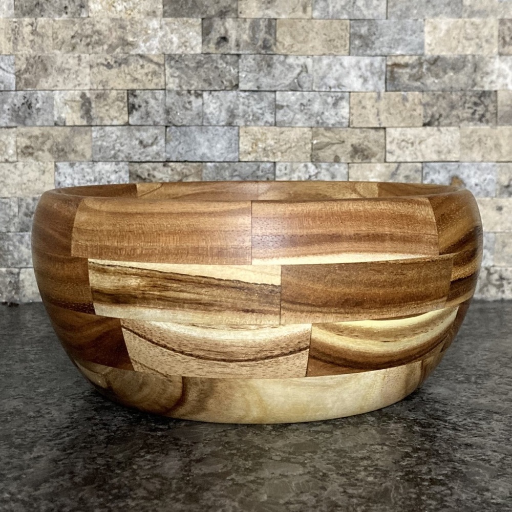 Handmade 7" Mimosa Wood Bowl